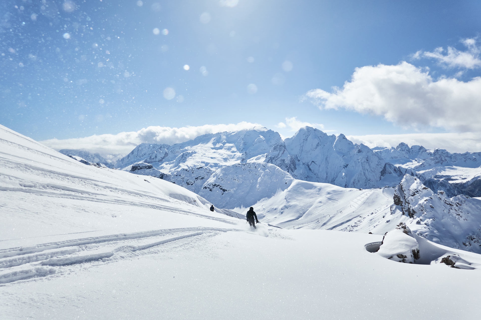 Catores Dolomites Guides - Freeriden in den Dolomiten &ndash; Gef&uuml;hrte Variantenabfahrten