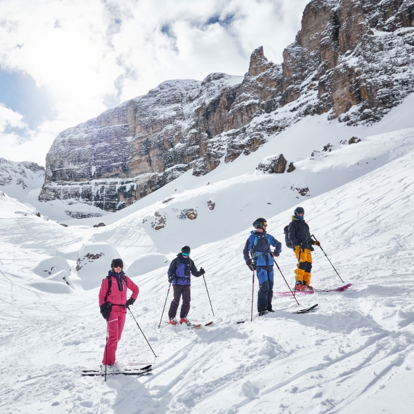 Sella Freeride - Freeride Mittagstal mit einheimischem Bergf&uuml;hrer - Catores