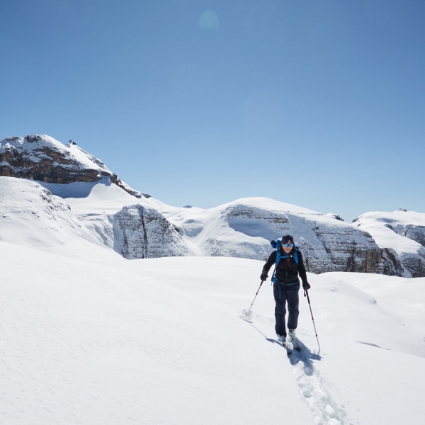 Attraversata del Gruppo del Sella - Freeride Val Setus con Vallon del Pisciad&ugrave; - Catores
