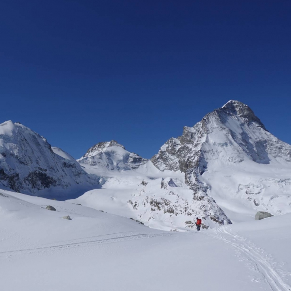 Aufstieg zum Blanc de Moming - Tour du Ciel - Walliser Skidurchquerung mit Bergf&uuml;hrer - Catores