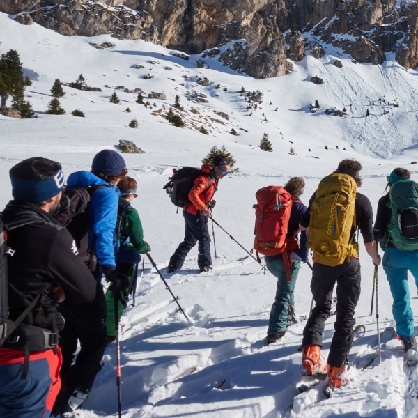 Lawinenkunde im Gel&auml;nde - Skitourenkurs f&uuml;r Einsteiger in den Dolomiten - Catores