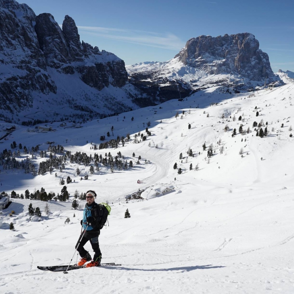 Dantercepies verso Puez - Settimana di sci alpinismo in Val Gardena con le Guide Catores - Catores