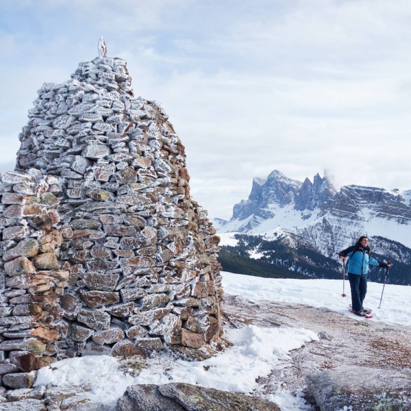 Ciampanil de Livio - Schneeschuhwandern Rasch&ouml;tz - Catores