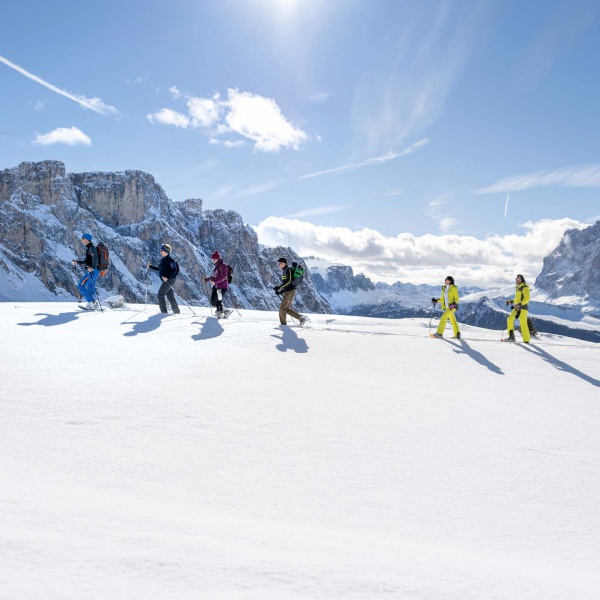 Schneeschuhwandern Seceda - Schneeschuhwanderung unter den Geislerspitzen - Catores