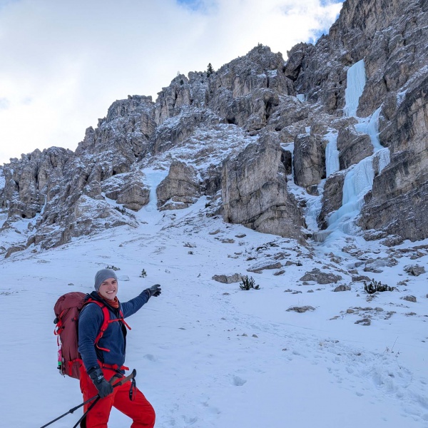 Eisf&auml;lle im Langental - Tunnel - Perla Azzurra im Langental - Catores
