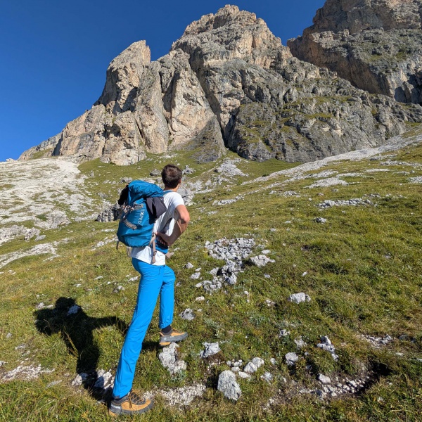Parete sud della Fermeda - Grande Fermeda Via Normale &ndash; Le Odle con Guida Alpina - Catores