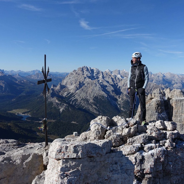 View from the summit - Cima Grande di Lavaredo &ndash; Normal Route with a Mountain Guide - Catores