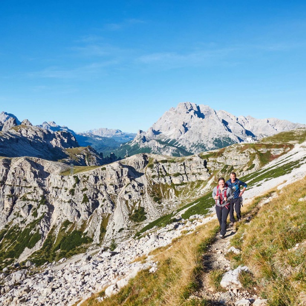 Approach from Rifugio Auronzo - Cima Grande di Lavaredo &ndash; Normal Route with a Mountain Guide - Catores