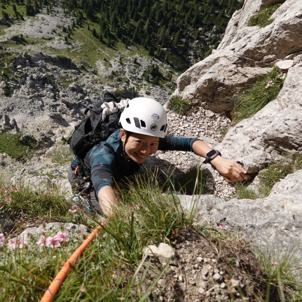 Klettern am Sellajoch macht Spa&szlig;! - Sellat&uuml;rme Normalweg mit Bergf&uuml;hrer - Catores