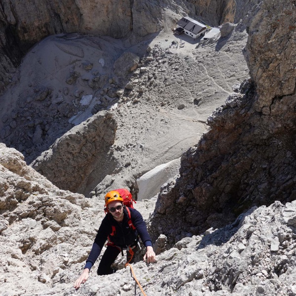 Langkofelscharte - Toni Demetz H&uuml;tte - Daumenkante - Traumtour an der F&uuml;nffingerspitze - Catores