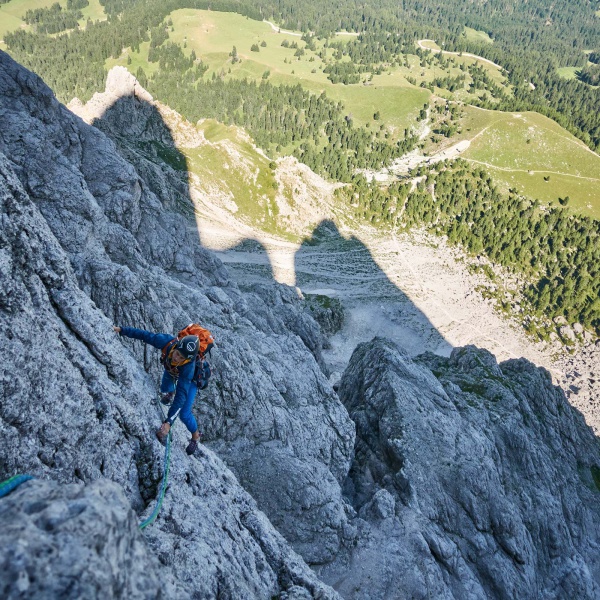 Bester Fels in der Nordwand - Salamiturm - Comici - Catores