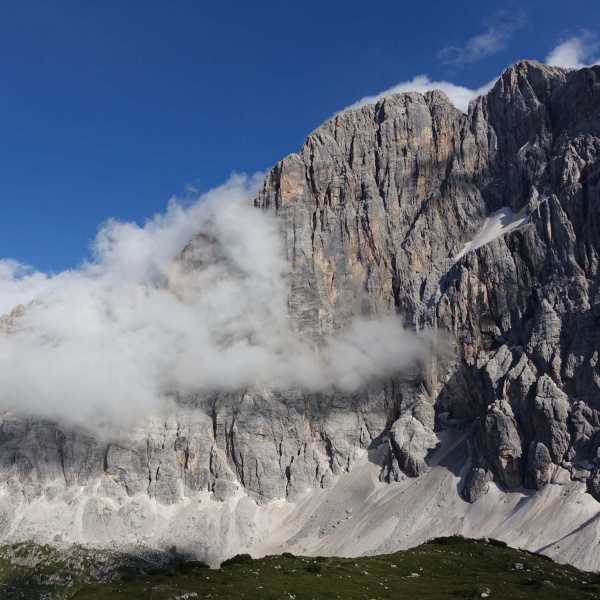 Blick von der Tissi H&uuml;tte - Civetta Nordwestwand - Mit Bergf&uuml;hrer durch die Wand der W&auml;nde - Catores