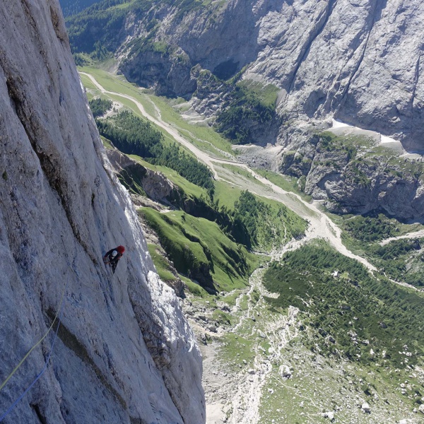 Der perfekte Klettertag - Marmolada S&uuml;dwand mit Bergf&uuml;hrer - Catores