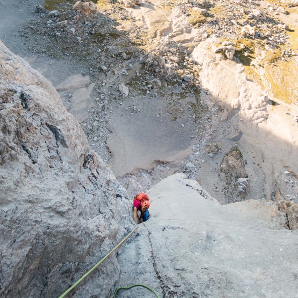 Vinatzer-Messner, die ersten Seill&auml;ngen - Marmolada S&uuml;dwand mit Bergf&uuml;hrer - Catores