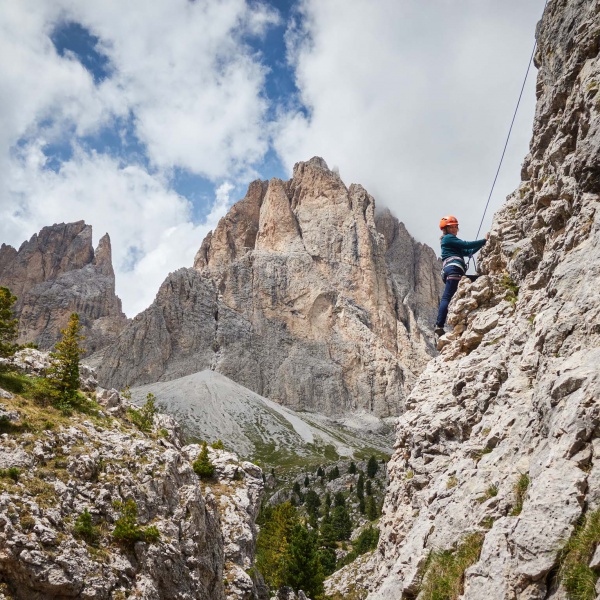 Steinerne Stadt - Kletterparadies unter dem Langkofel - Kletterkurs Dolomiten mit Bergf&uuml;hrer - Catores