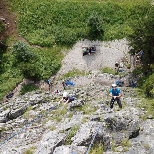 Langental - Perfekter Spot f&uuml;r Anf&auml;nger - Kletterkurs Dolomiten mit Bergf&uuml;hrer - Catores
