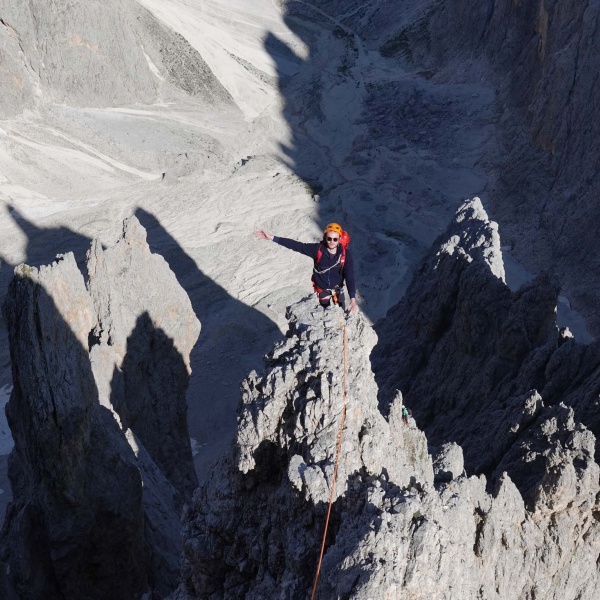 Traumtour Daumenkante - Sella Genuss - Kletterwoche Gr&ouml;den mit Bergf&uuml;hrer - Catores