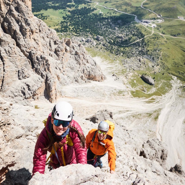 F&uuml;nffingerspitze Normalweg - Sella Genuss - Kletterwoche Gr&ouml;den mit Bergf&uuml;hrer - Catores