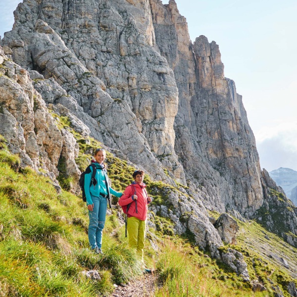 Erster Sellaturm - Sella Genuss - Kletterwoche Gr&ouml;den mit Bergf&uuml;hrer - Catores