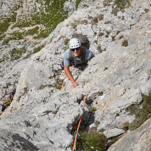 Dolomitenklettern - Sella Genuss - Kletterwoche Gr&ouml;den mit Bergf&uuml;hrer - Catores