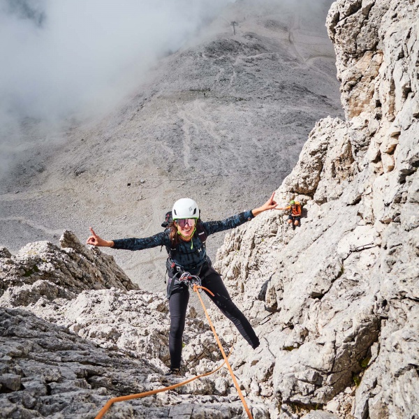Rosengartenspitze Normal Route via Santner Pass - Across the Rosengarten - Catinaccio | Alpine Climbing Weekend - Catores