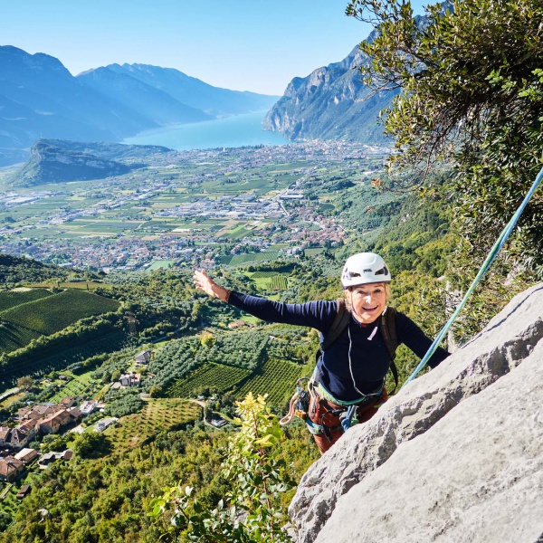 Via Esculapio - Parete di Padaro - Arrampicata ad Arco &ndash; Vie lunghe con guida alpina - Catores