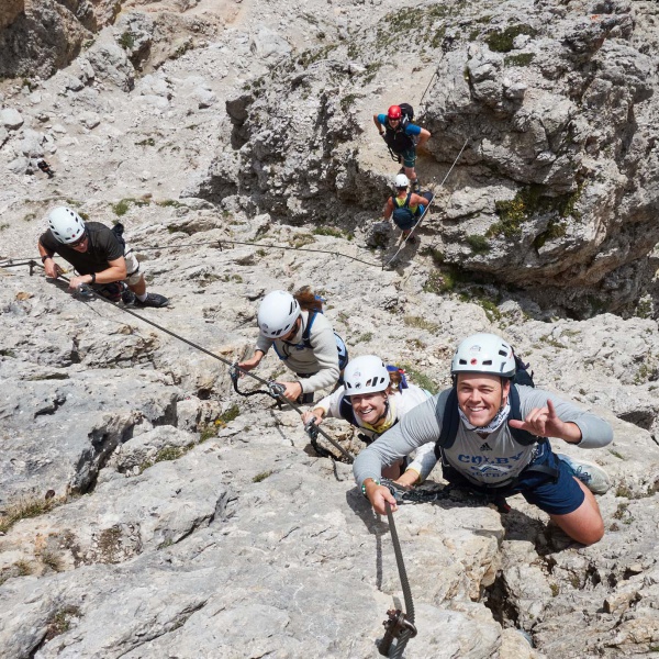Family fun on a via ferrata - Small Cir &ndash; Beginner Via Ferrata with mountain guide - Catores