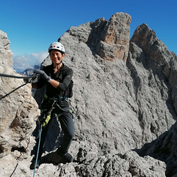 Ostanstieg mit Furch&euml;ta im Hintergrund - Sass Rigais - Gef&uuml;hrter Klettersteig auf einen Dolomiten 3000er - Catores
