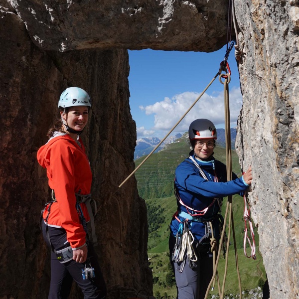Standplatzbau Dolomiten - Alpin-Kletterkurs f&uuml;r Anf&auml;nger Dolomiten - Catores
