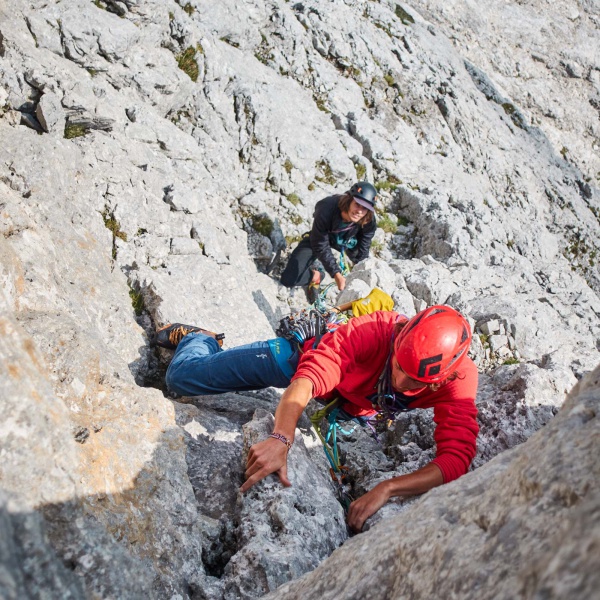 Vorsteigen im klassischen Dolomitengel&auml;nde - Alpin-Kletterkurs f&uuml;r Fortgeschrittene Dolomiten - Catores