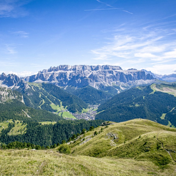 Sella mit Piz Miara - P&ouml;ssnecker Klettersteig - Klassiker am Sella - Catores