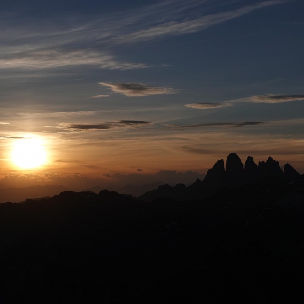 Geislerspitzen am Abend - Gro&szlig;e Cir - Panoramagipfel am Gr&ouml;dnerjoch - Catores